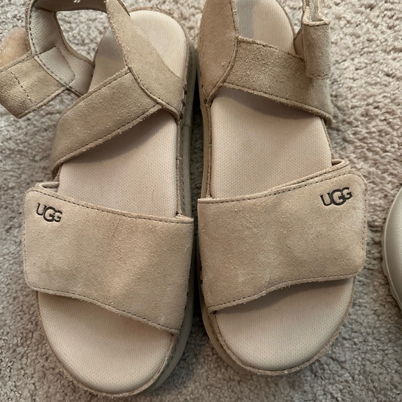 UGG Cream Platform Sandals - Picture 2 of 5